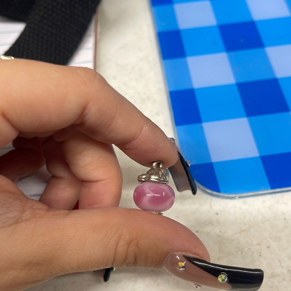 RETIRED glass charm